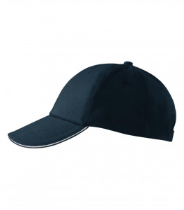 Sapca Unisex Malfini SANDWICH 6P 306, Bleumarin - Img 2