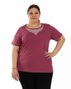 T.2960 PLAMANIU, Tricou Dama KNOX, Extra-Large - Img 2