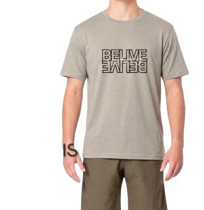 Tricou Barbati TOROBISI TRICOTEX, cu Imprimeu, BELIVE 1001 Gri Sand