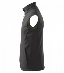 Vestă softshell pentru bărbaţi Malfini VISION 517 Gri Metalic - Img 4