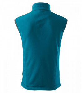 Vestă softshell pentru bărbaţi Malfini VISION 517 Turqoise - Img 3