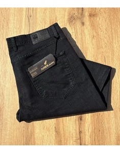 Blugi Barbati ARES, Bumbac Elasticizat, Comfort Fit, TR16-1 Negru - Img 2
