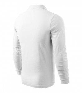 Bluza Barbati Malfini Polo SINGLE J. LS 211 Alb - Img 6