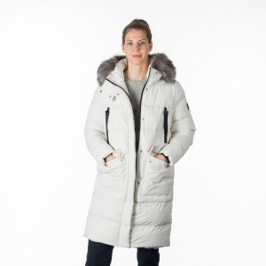 Geaca Dama Northfinder de oras, Moderna Oversize, Hanna BU-6076SP Alb - Img 1