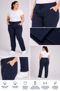 P.2026 BLEUMARIN, Pantaloni trening Dama KNOX, Talia 2 EXTRA LARGE - Img 2