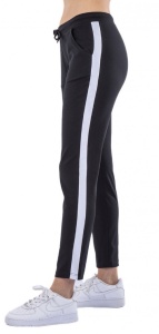 P.2269 Negru & Alb, Pantaloni Trening Dama KNOX, Tipar Conic - Img 4