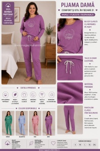 PIJ.2253 LILLA, Pijama Damă KNOX - Img 2