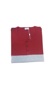 Pijama Barbati Soft&Seven by SOFIAMAN, Maneca Lunga, S31-097 Bordo - Img 2