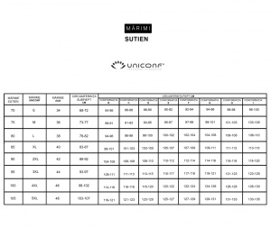 Sutien UNICONF, Push-Up SM01 Alb - Img 2