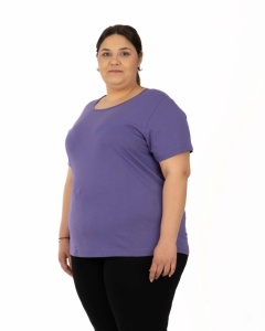 T.2503 VIOLET, Tricou Dama Knox, EXTRA-LARGE - Img 3