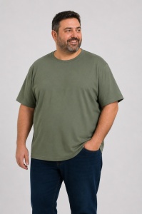 T.4501 KAKI, Tricou Barbati KNOX, EXTRA-LARGE