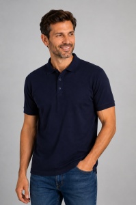 T.4510 Bleumarin, Tricou Barbati Knox Polo Pique Clasic