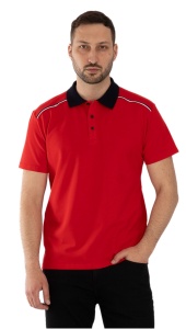 T.4629 ROSU Tricou Barbati KNOX Polo Pique
