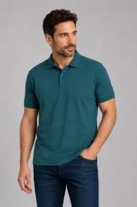 T.4710 VERDE Inchis, Tricou Barbati Knox Polo Pique Clasic