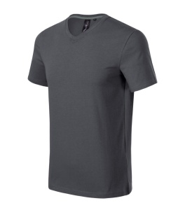 Tricou Barbati Malfini ACTION V-NECK 700 Gri Antracit - Img 4