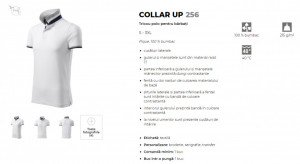 Tricou Barbati Malfini Polo Pique COLLAR UP 256 Antracit deschis - Img 6