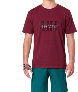 Tricou Barbati TOROBISI TRICOTEX, cu Imprimeu, BELIVE 1001 Visiniu