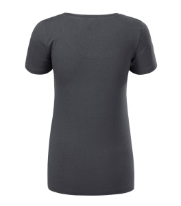 Tricou Dama Malfini ACTION V-Neck 701 Gri Antracit - Img 2