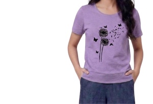 Tricou Dama TOROBISI TRICOTEX, cu Imprimeu, 1036 MOV