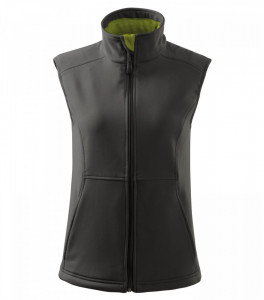 Vestă softshell damă Malfini VISION 516 Gri Metalic - Img 2