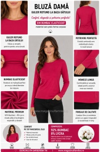 B.2401 Cireasa, Bluza dama Knox maneca lunga - Img 2