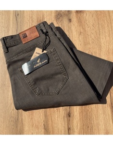 Blugi Barbati ARES, Bumbac Elasticizat, Comfort Fit, TR16-10 Maro - Img 2