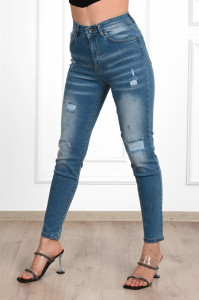Blugi Dama Adrom, 6180-1302 Albastru Denim - Img 6
