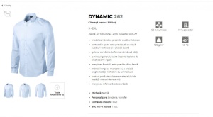 Camasa Barbati Malfini Slim-Fit DYNAMIC 262 BLEUMARIN - Img 3