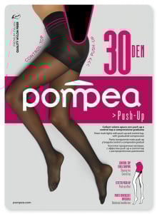 Ciorapi Dres Dama Pompea 30 Den Push UP - Img 1