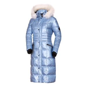 Geaca Dama Northfinder de oras, Moderna Lunga si Izoata, STARLA BU-6273SP LIGHT BLUE - Img 9