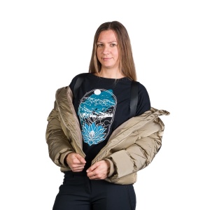 Jacheta Dama NORTHFINDER, Scurta cu Izolatie, KRISTINE BU-6269SP BEIGE - Img 3