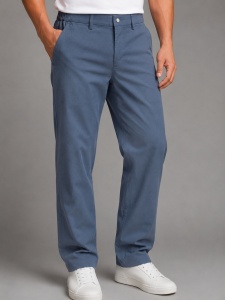 Pantaloni Barbati ARES, Casual - Relaxet Fit, DK801 - 35 BLEUMARIN Deschis