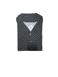 Pijama Barbati Auritex din bumbac cu Nasturi ML 232-13 GRI - Img 3