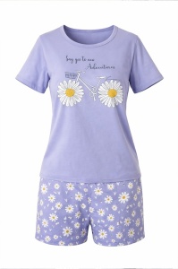 Pijama dama Uniconf, Maneca scurta, PFV84IMP135 MOV