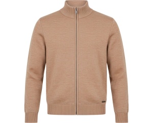 Pulover Barbati BOSTON, Cardigan tricotat JACOBO 83451 Bej - Img 2