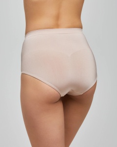 SLIP din microfibra Pompea, Seamless, CONTENITIVO, Skin - Bej - Img 4