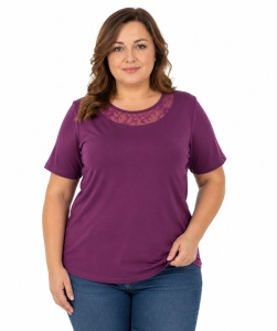 T.2699 Fuchsia, Tricou Dama KNOX, Extra - Large