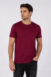 T.4500 BORDO, Tricou Barbati KNOX, Clasic