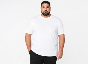 Tricou Barbati TOROBISI TRICOTEX, Plus Size MS 12 ALB