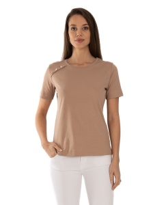 Tricou Dama KNOX, Clasic din Bumbac, T.2953 Aluna