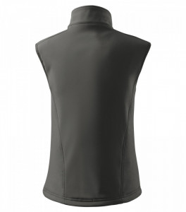 Vestă softshell damă Malfini VISION 516 Gri Metalic - Img 3