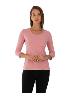 B.2400 ROZ Pudrat, Bluza dama Knox, Maneca 3/4