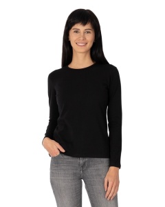 B.2401 Negru, Bluza dama Knox maneca lunga