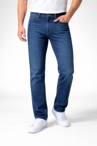 Blugi Barbati ARES, Bumbac Elasticizat, Comfort Fit, TR16-6 Albastru Denim