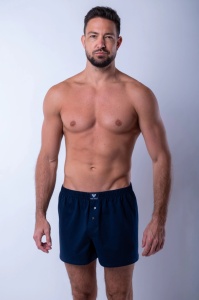 Boxer bărbătesc Mr.Big, Prohab cu Nasturi, model 208 Bleumarin - Img 2