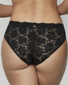 Chilot dama Dantelat SELMARK, Clasic 10902 Negru - Img 2