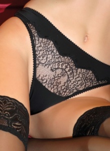 Chilot damă Jolidon, Microfibra + Dantela, model TANGA DE5 - Img 2