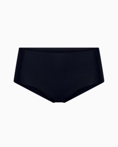 Chilot dama Pompea Midi, din Microfibra, SECOND SKIN Negru - Img 2