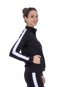 Com.2048 Negru, Trening Dama KNOX, Slim Fit, Insertie laterala - Img 4