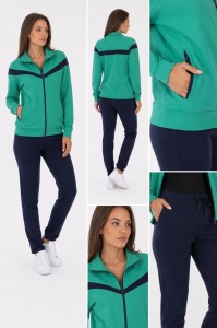 Com.2070 Verde, Trening Dama KNOX, tipar Modern Fit - Img 2